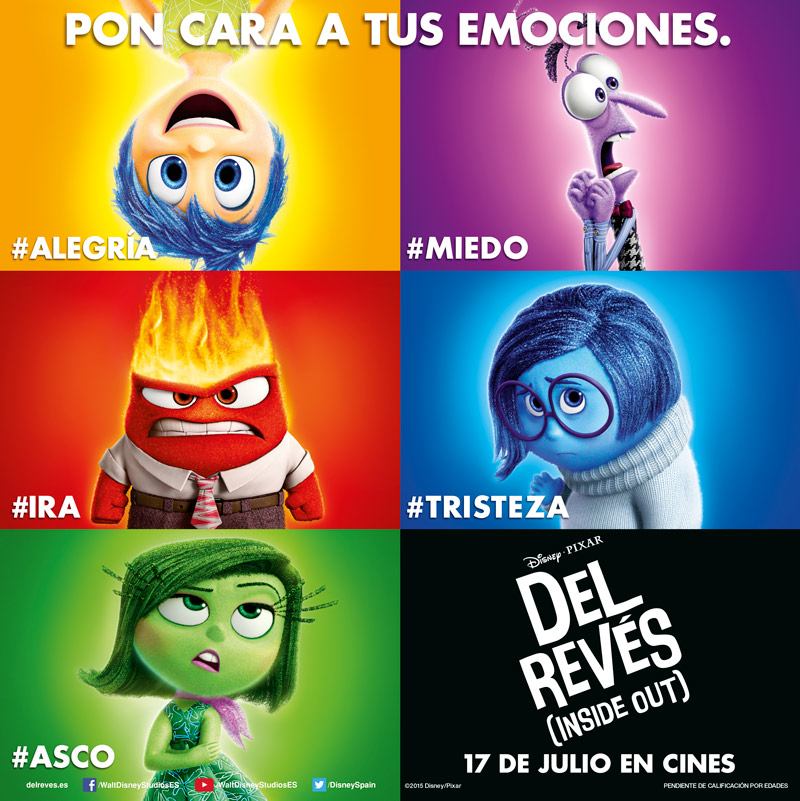 Del Revés (Inside out) Disney Pixar