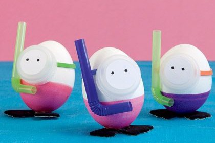 Huevos de Pascua infantiles para decorar