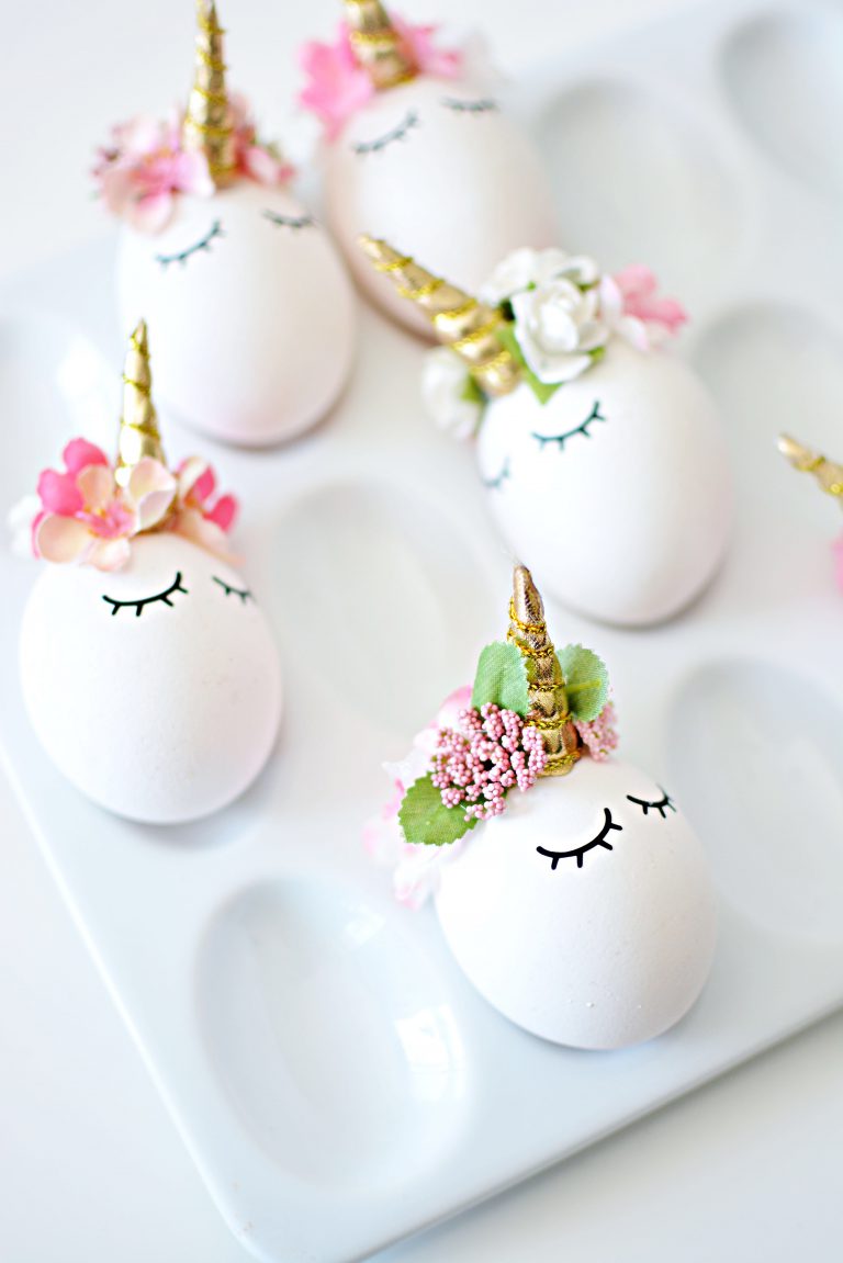 Ideas bonitas para decorar Huevos de Pascua