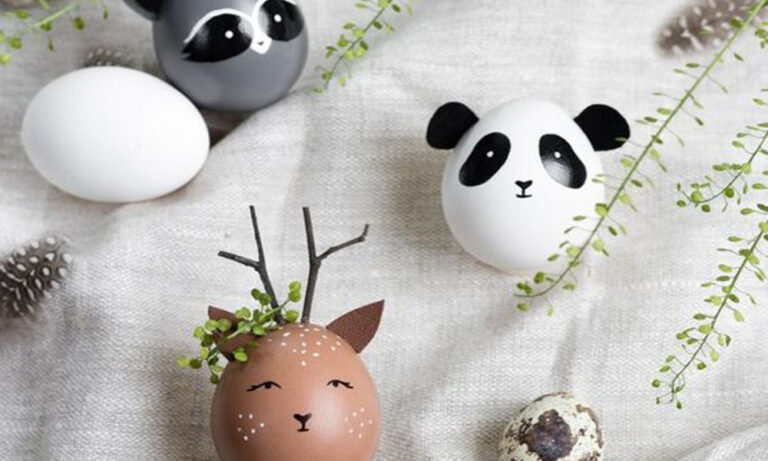 7 Ideas para decorar huevos de Pascua de animales